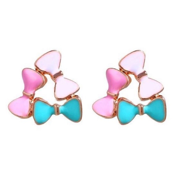 Bow - children’s earring - Picture 1 of 2